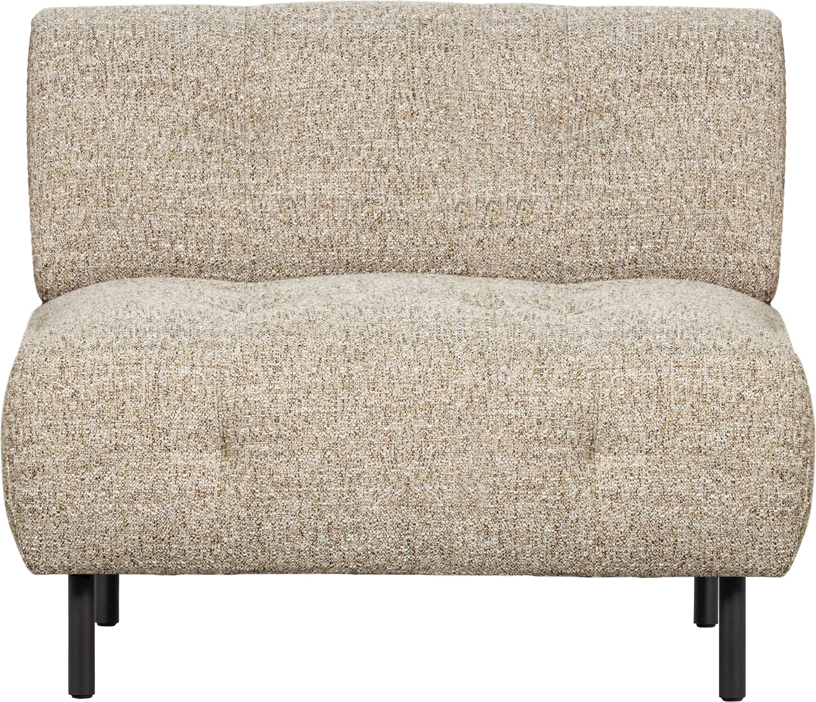Lænestol WOOOD Lloyd natur polyester loungestol H75xB90xD90 cm