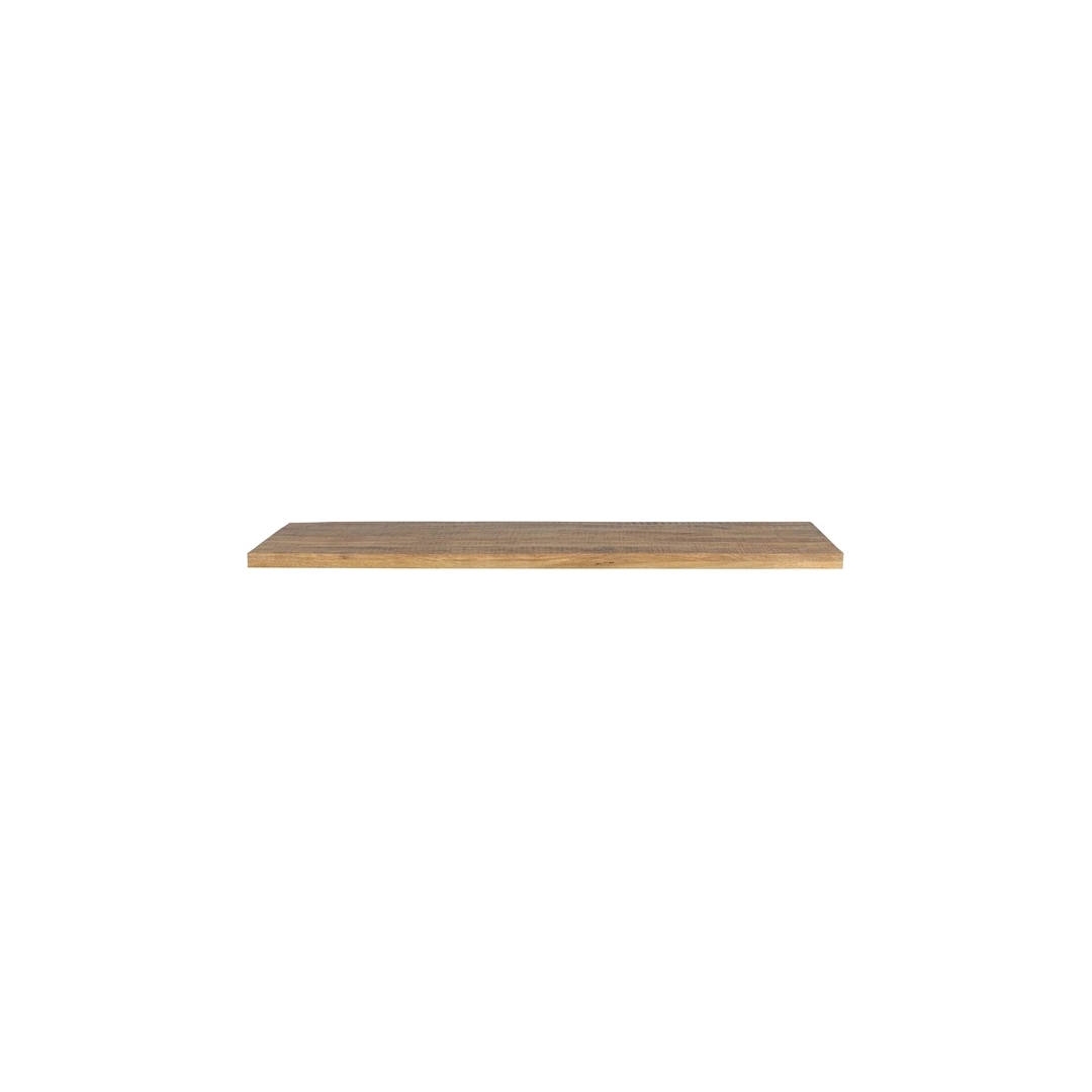 Bordplade WOOOD Tablo, rustik groft savet mangotræ natur, spisebordplade til plankebord 200x90x5,5 cm