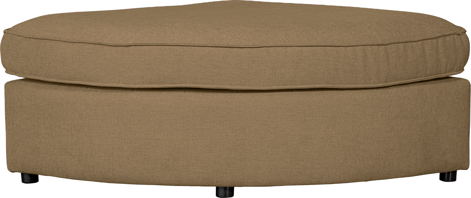 Modulær sofa WOOOD Freek lysebrun polyester H49xB94xL94 cm