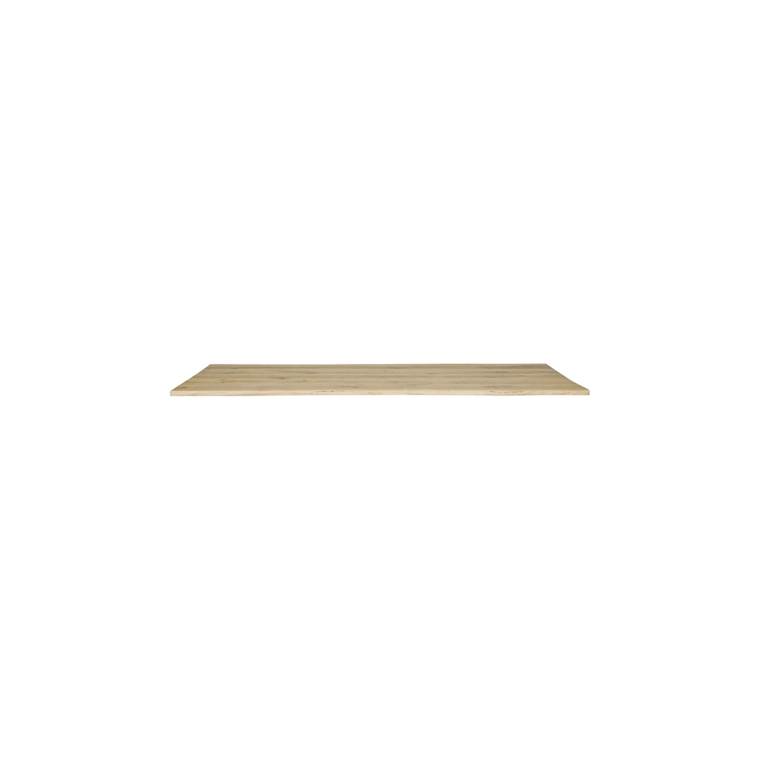 Bordplade WOOOD Tablo i massivt egetræ 160x90x3 cm natur
