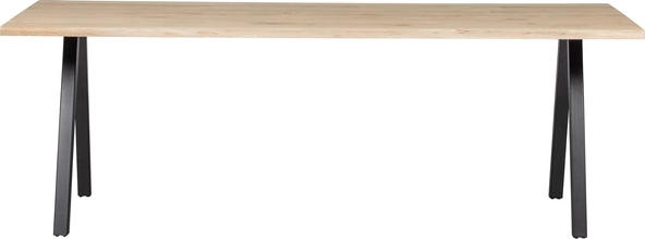 Plankebord WOOOD Tablo N Spisebord i massiv ubehandlet eg natur 200x90x75 cm