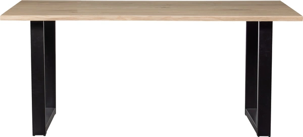 Spisestuebord WOOOD Tablo U plankebord egetræ natur L180ÃB90ÃH75 cm