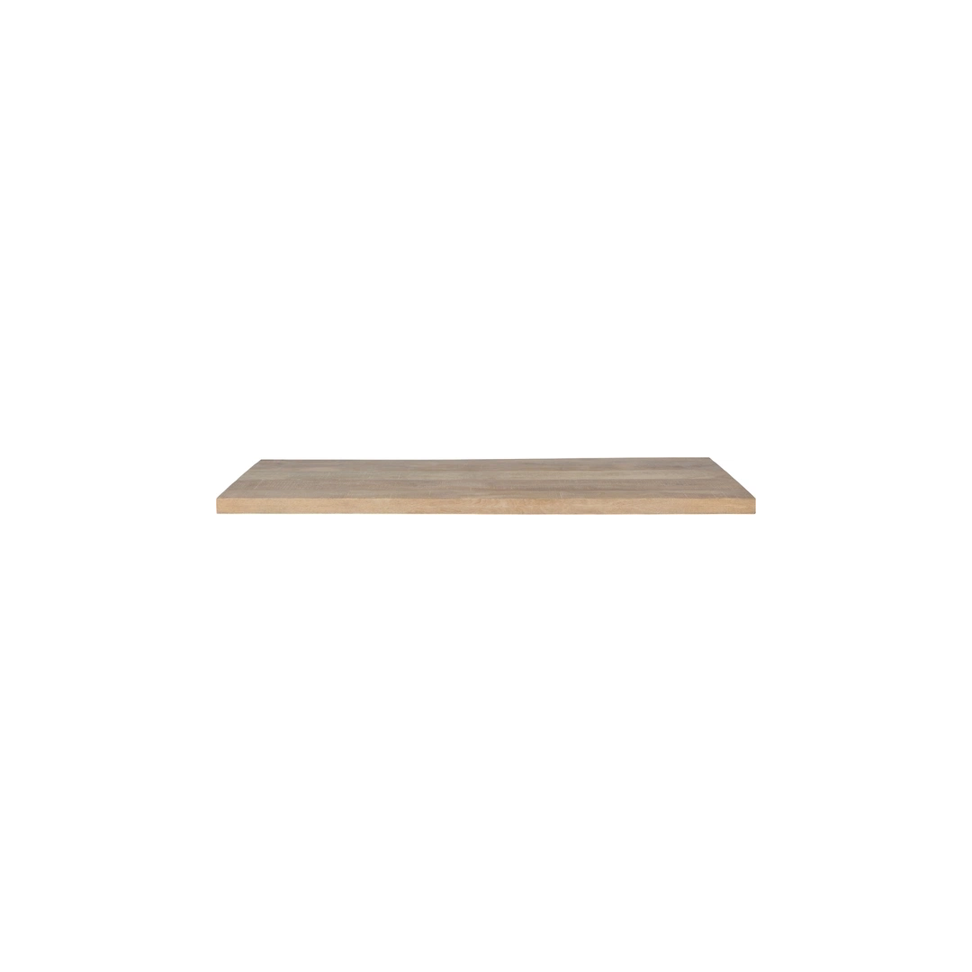 Spisebordplade WOOOD Tablo i mangotræ, 180x90x5,5 cm, lys natur