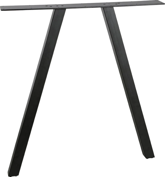 Understel bordben WOOOD Tablo til plankebord sort metal H72ÃB79ÃD10 cm
