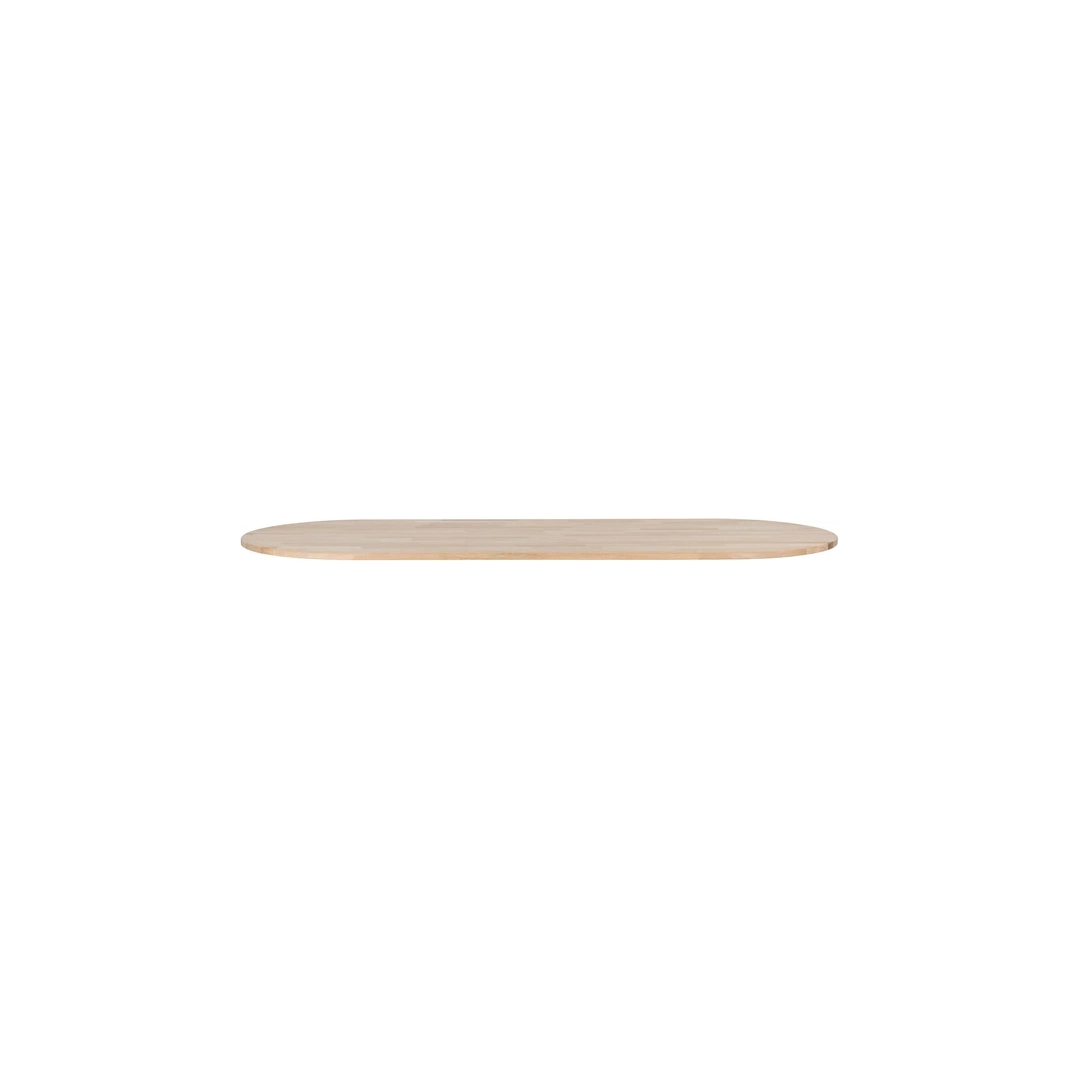 Oval plankebordplade WOOOD Tablo i natur eg 220x90 cm FSC-certificeret