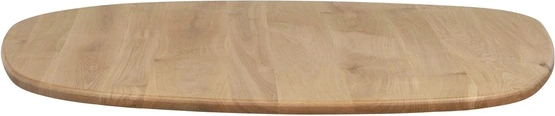 Oval bordplade WOOOD Tablo FSC-certificeret eg Ø130 x H2,2 cm natur