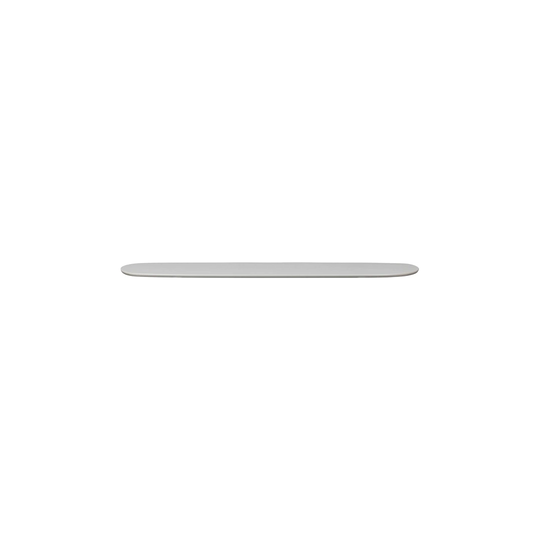 Oval spisebordplade WOOOD Tablo ask hvid FSC-certificeret 100Ã220 cm