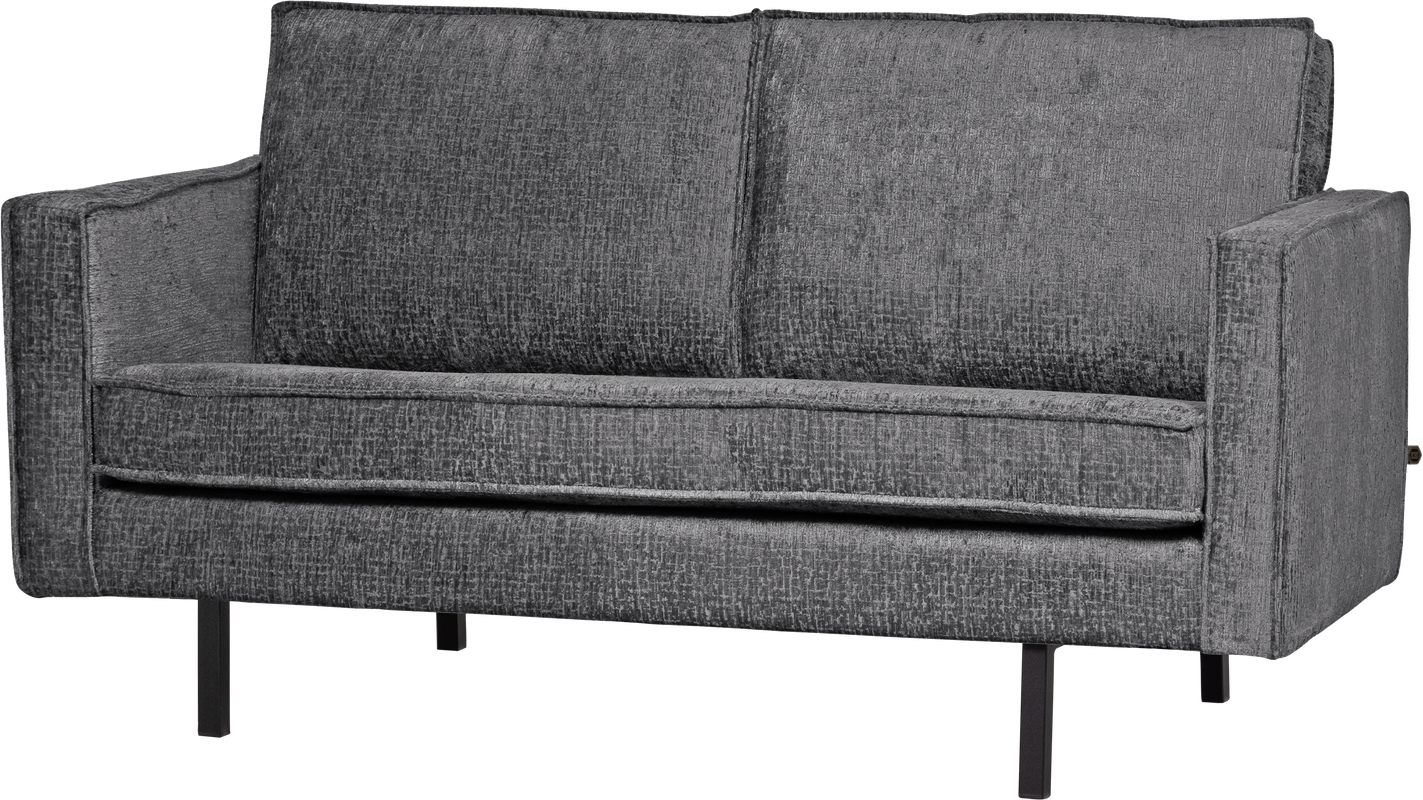 2-personers sofa WOOOD Rodeo, strukturvelour Mountain grøn, B150 cm, fast siddekomfort