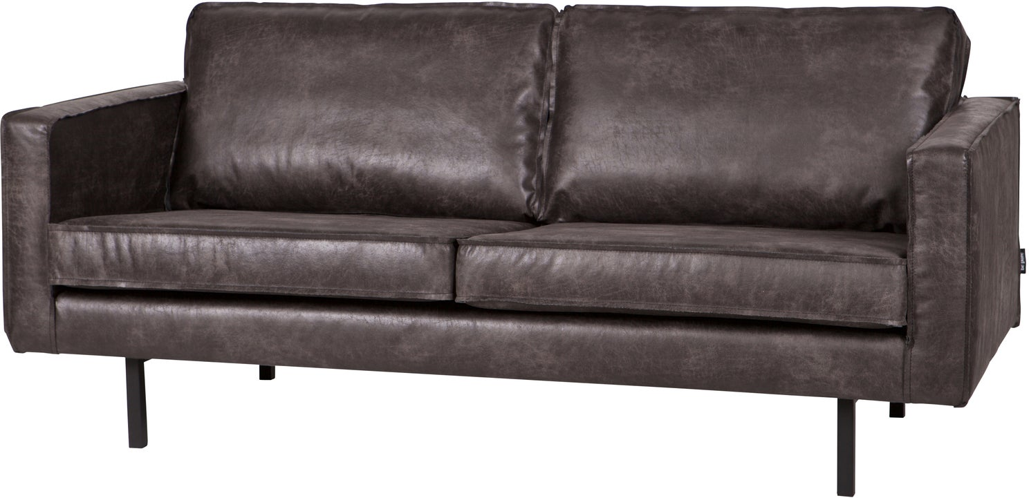 2,5-personers sofa WOOOD Rodeo, sort ecoleather 190 cm