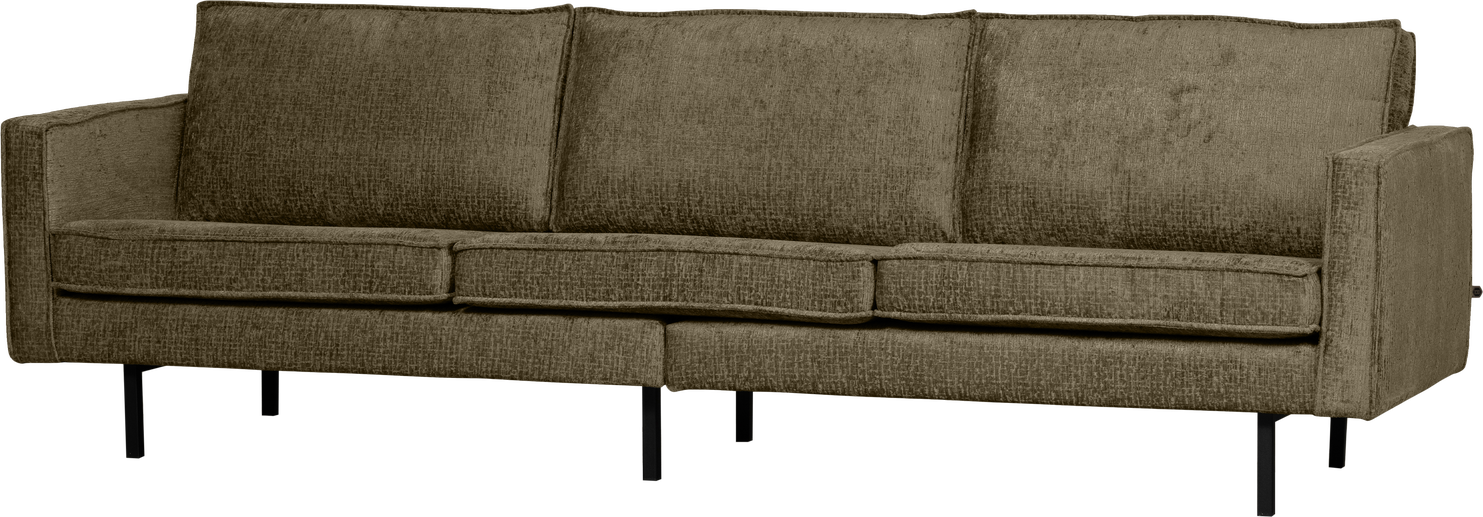 3-personers sofa WOOOD Rodeo Bonsai strukturvelour 277 cm høj benramme moderne