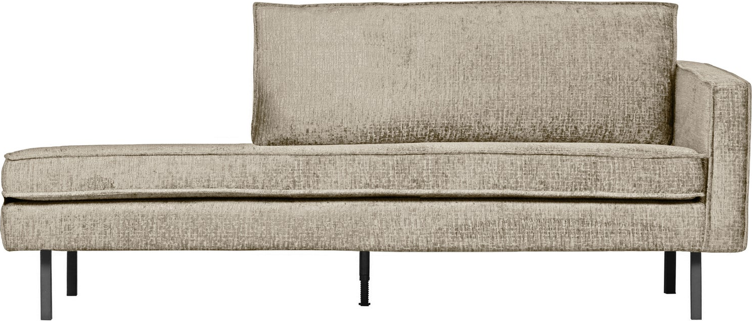 Daybed WOOOD Rodeo højrevendt Wheatfield velour 203x86 cm 100% polyester