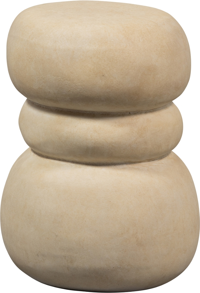 Sofabord WOOOD Exclusive Yvo fiberclay Ø35xH47 cm natur