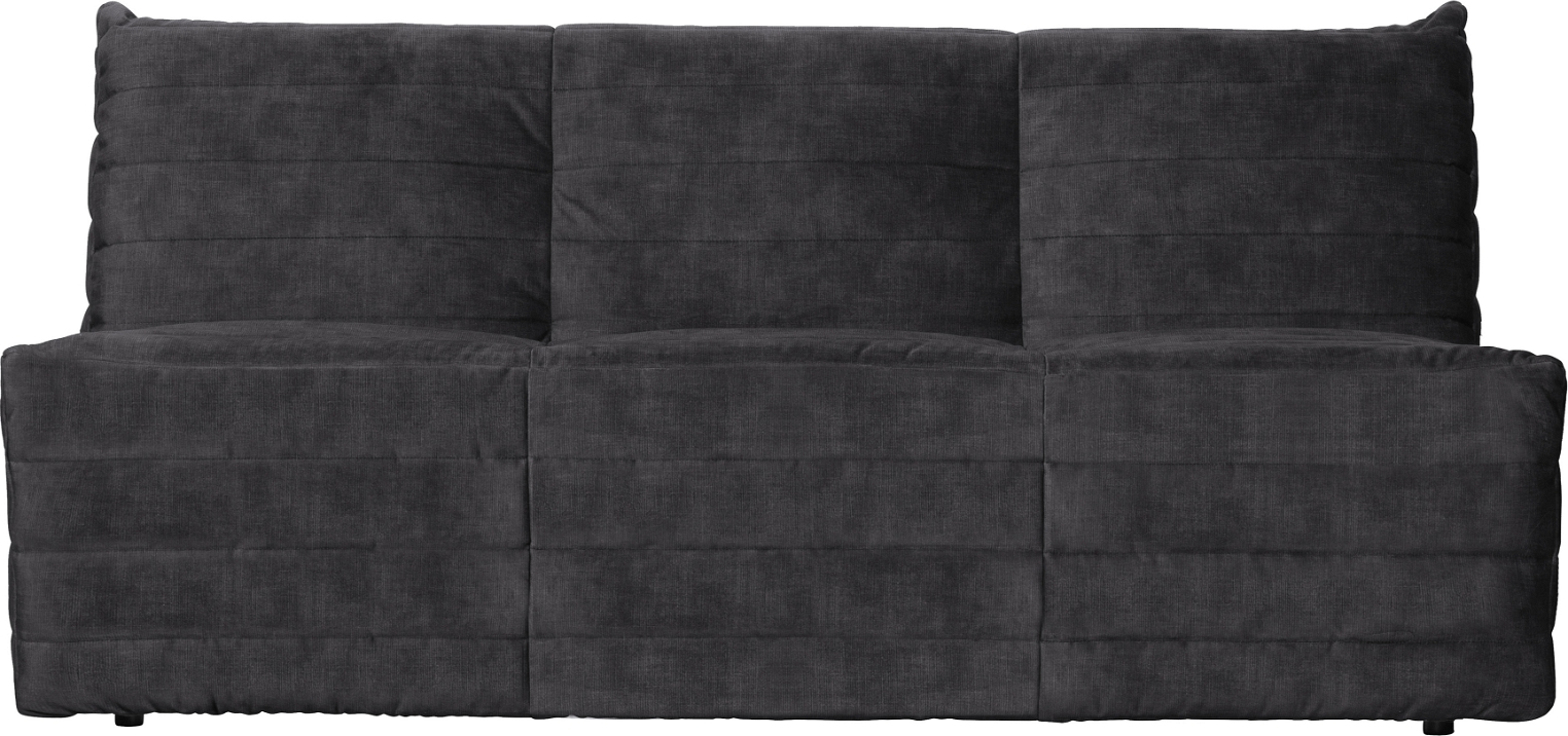 Loungesofa WOOOD Exclusive Bag i antracit fløjlsstof med modulfunktion B160ÃD90ÃH75 cm