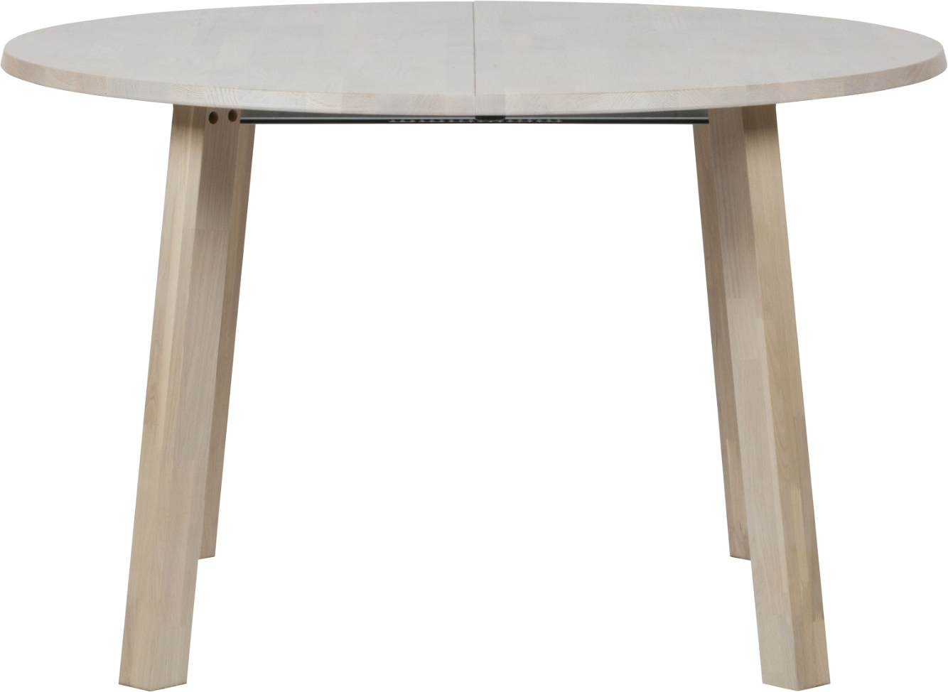 Spisebord WOOOD Exclusive Lange rundt udtræksbord i FSC-certificeret eg Ø120-200 cm natur