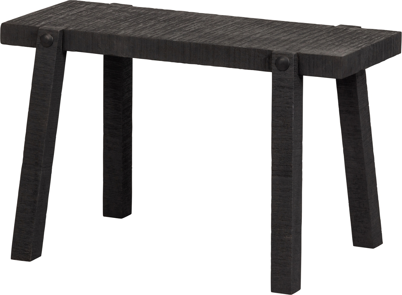 Sidebord WOOOD Exclusive Luis småbord i sort mangotræ 40Ã65Ã25 cm