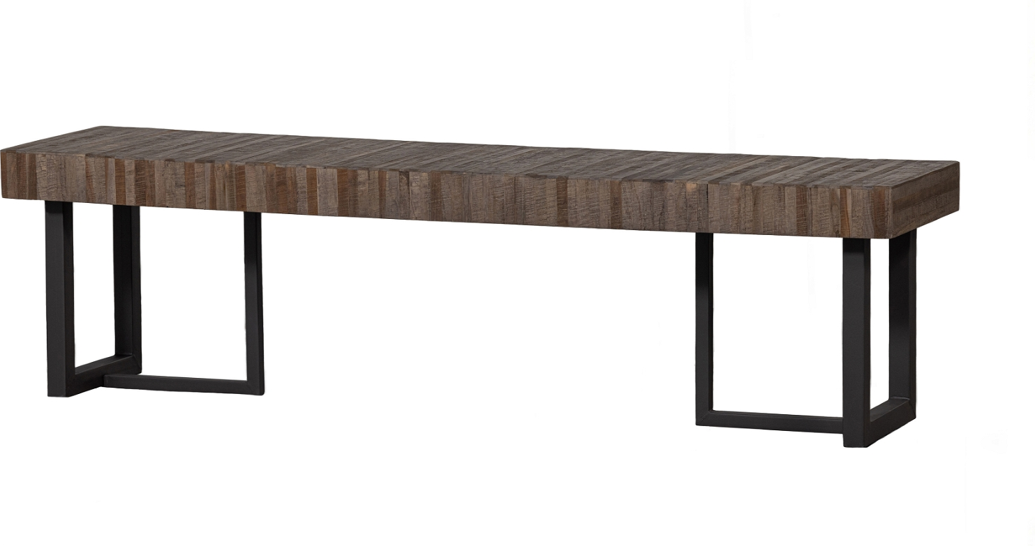 Entrebænk WOOOD Exclusive Maxime, genbrugt teak natur, H46ÃD40ÃB160 cm