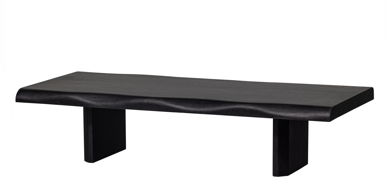 Sofabord WOOOD Exclusive Cali loungebord mangotræ mat sort H28 x B120 x D55 cm