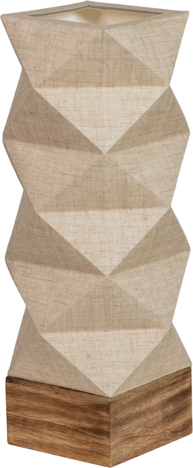 Bordlampe WOOOD Exclusive Brett nordisk foldet papir natur H43ÃB19ÃL19 cm