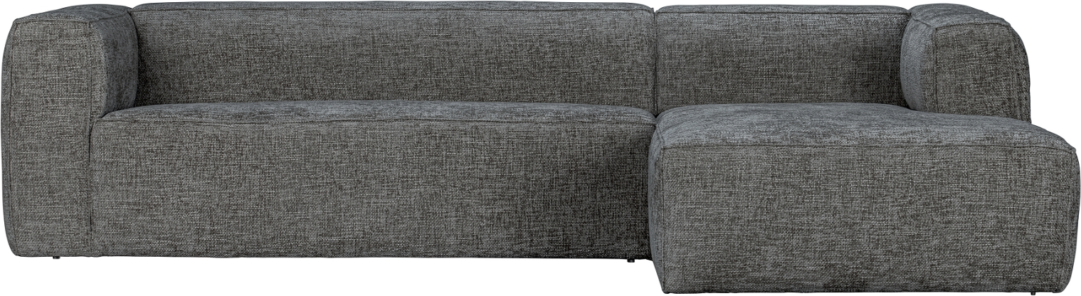 Hjørnesofa WOOOD Exclusive Bean højrevendt Asfalt stof 305x175 cm