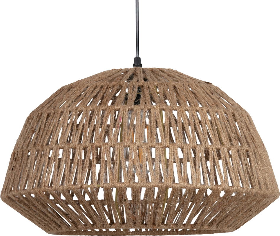 Pendel-/hængelampe WOOOD Exclusive Kace i flettet jute Ø45 cm natur
