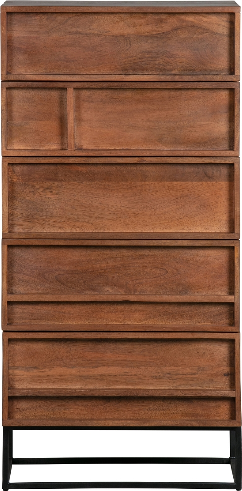 Highboard WOOOD Exclusive Forrest mangotræ natur H121ÃB60ÃD40 cm