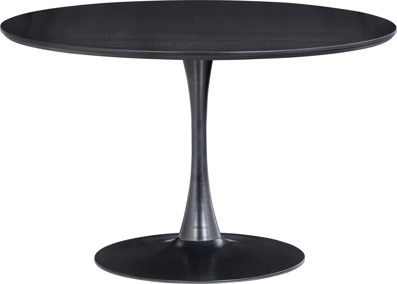 Rundt spisebord WOOOD Exclusive Sammy Ø120 cm sort MDF/stål