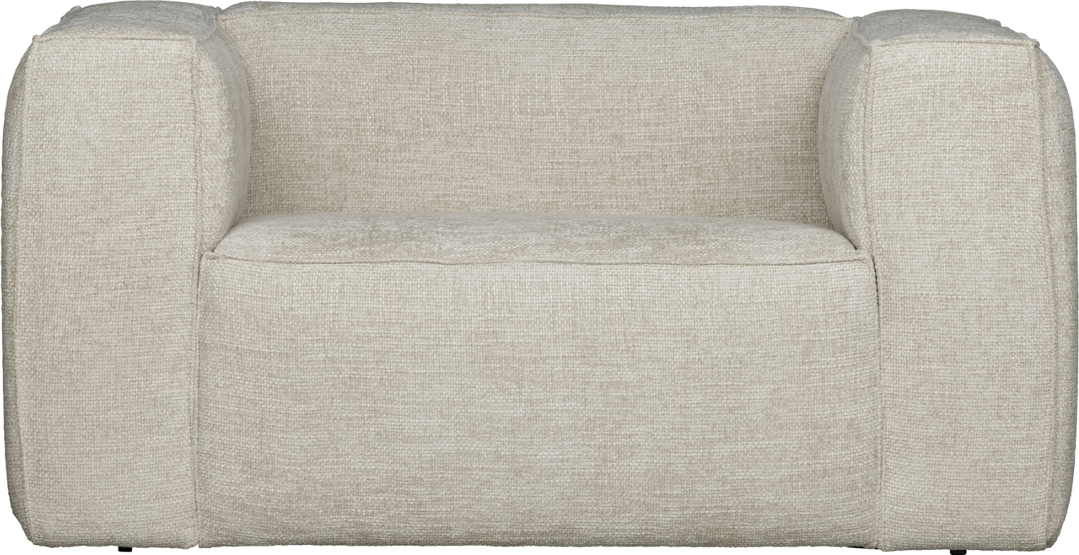 Loungestol WOOOD Exclusive Bean natur melange polyester og FSC-træ