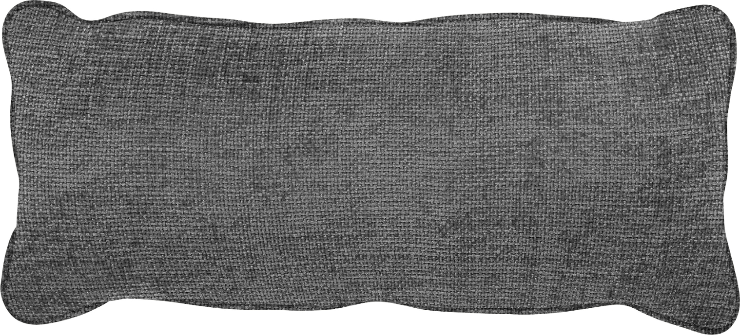 Pyntepude med fyld WOOOD Exclusive Bean  -  grå Maribor melange stof 30x70x20 cm