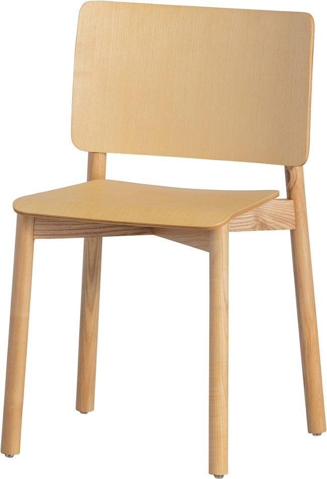 Spisebordsstol WOOOD Exclusive Karel FSC-ask natur H77ÃB53ÃD52 cm