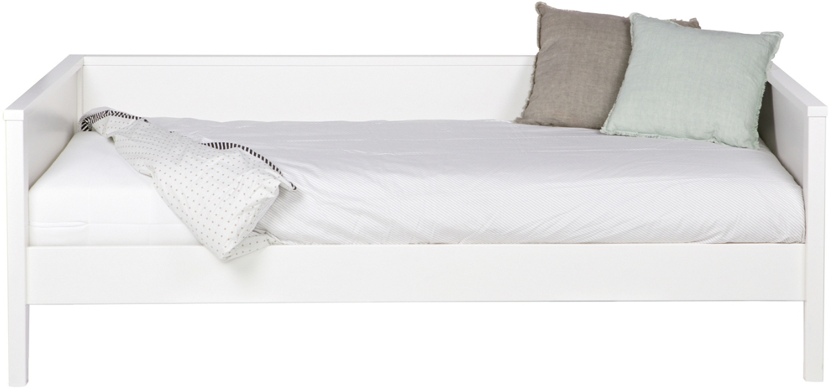 Sofaseng 1-person WOOOD Nikki hvidt fyrretræ 100x208 cm