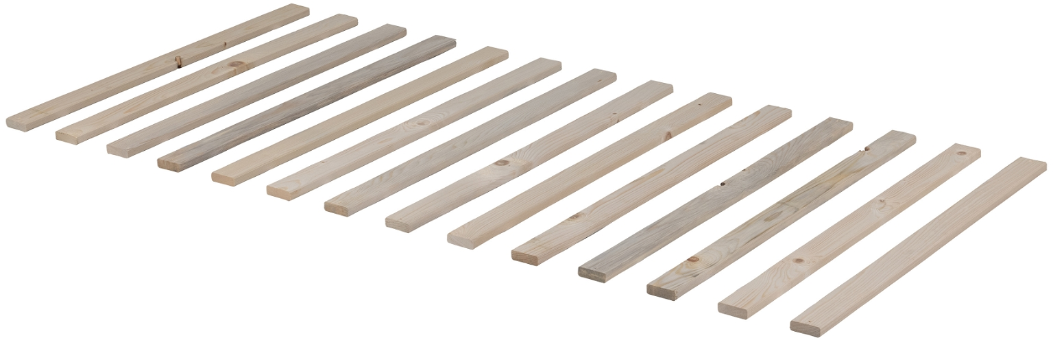 Lamelbund WOOOD Slatted premium nåletræ lamelriste multifarvet 120x200 cm