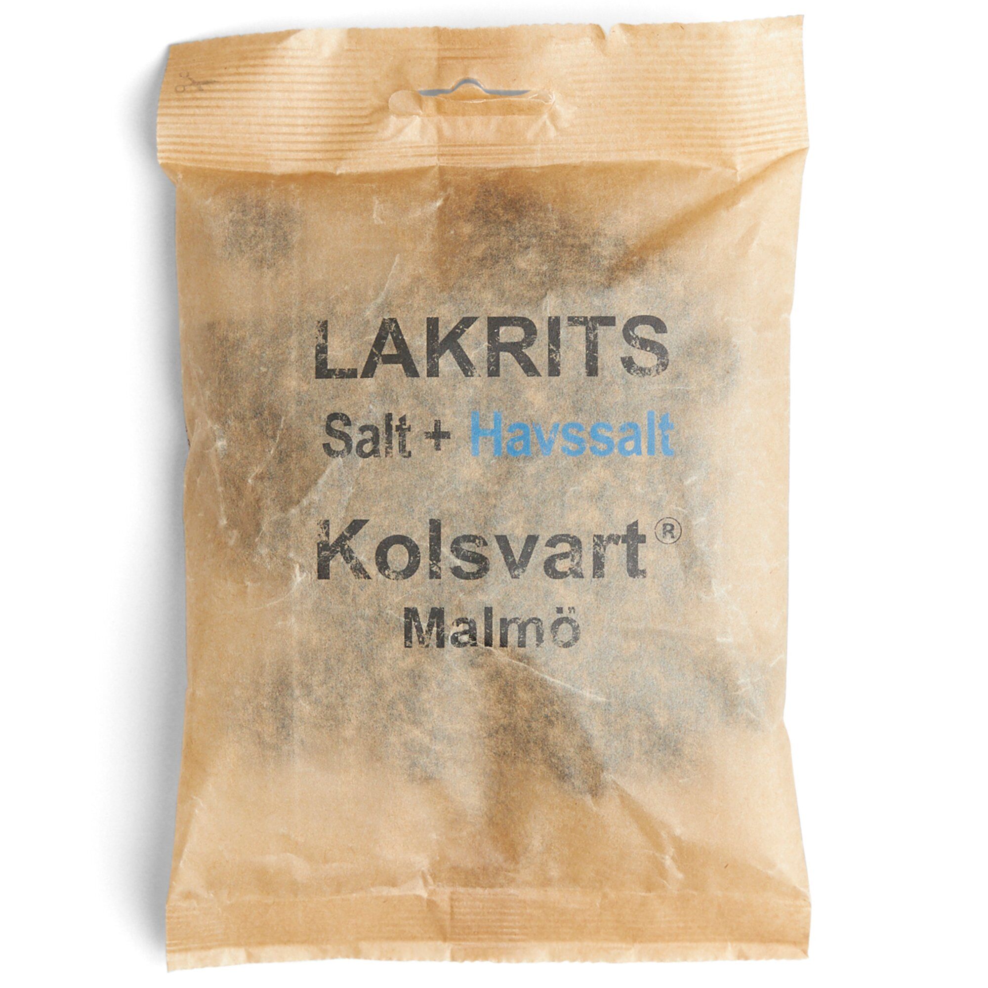 Kolsvart Salt + havsalt-lakrids, 120 g