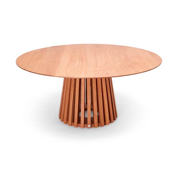 Wood Zone WZ.12 spisebord - Ø120 cm - Eg / RMC Naturel  : Erling Christensen Møbler