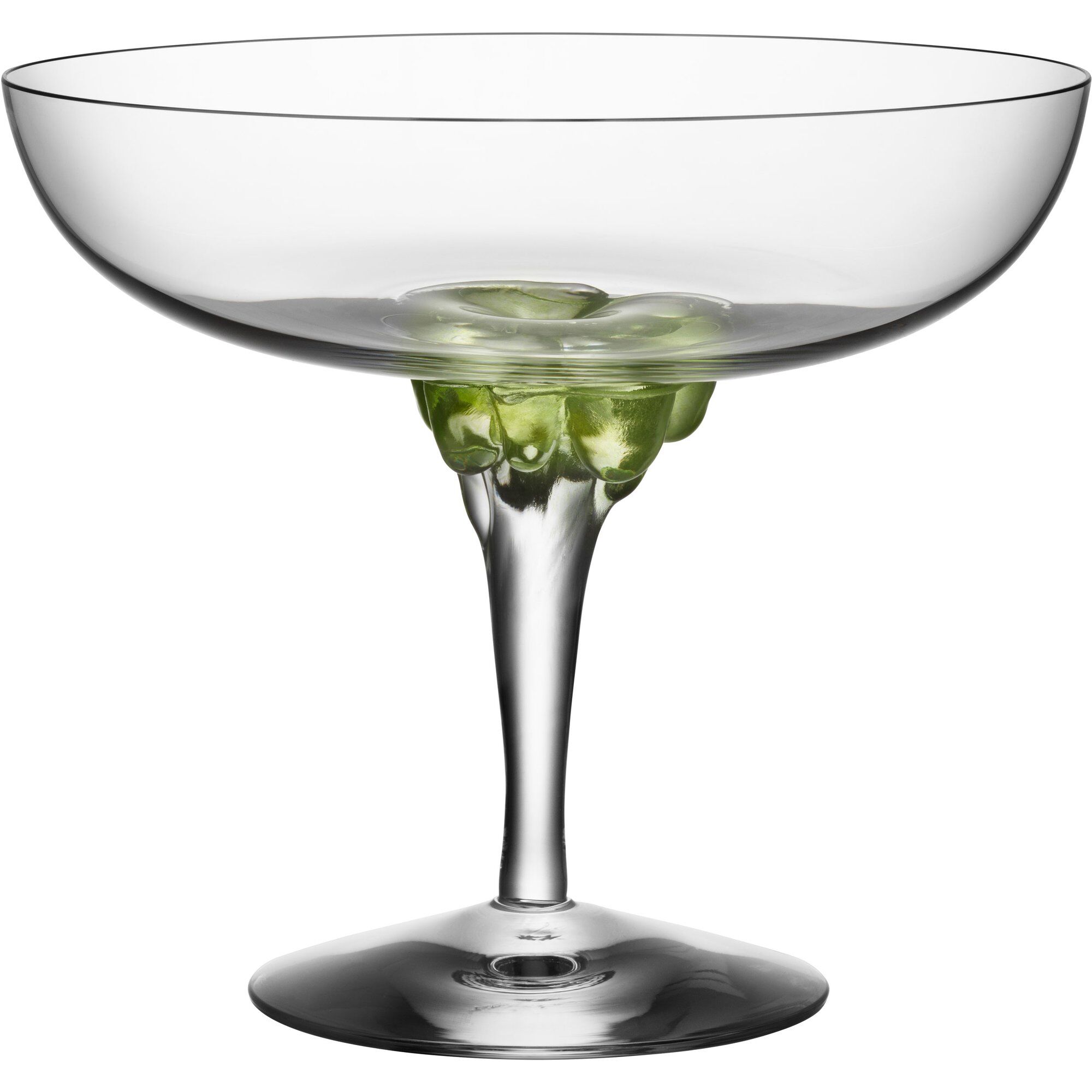 Kosta boda Sugar Dandy Coupe Glas 32 cl. Grøn