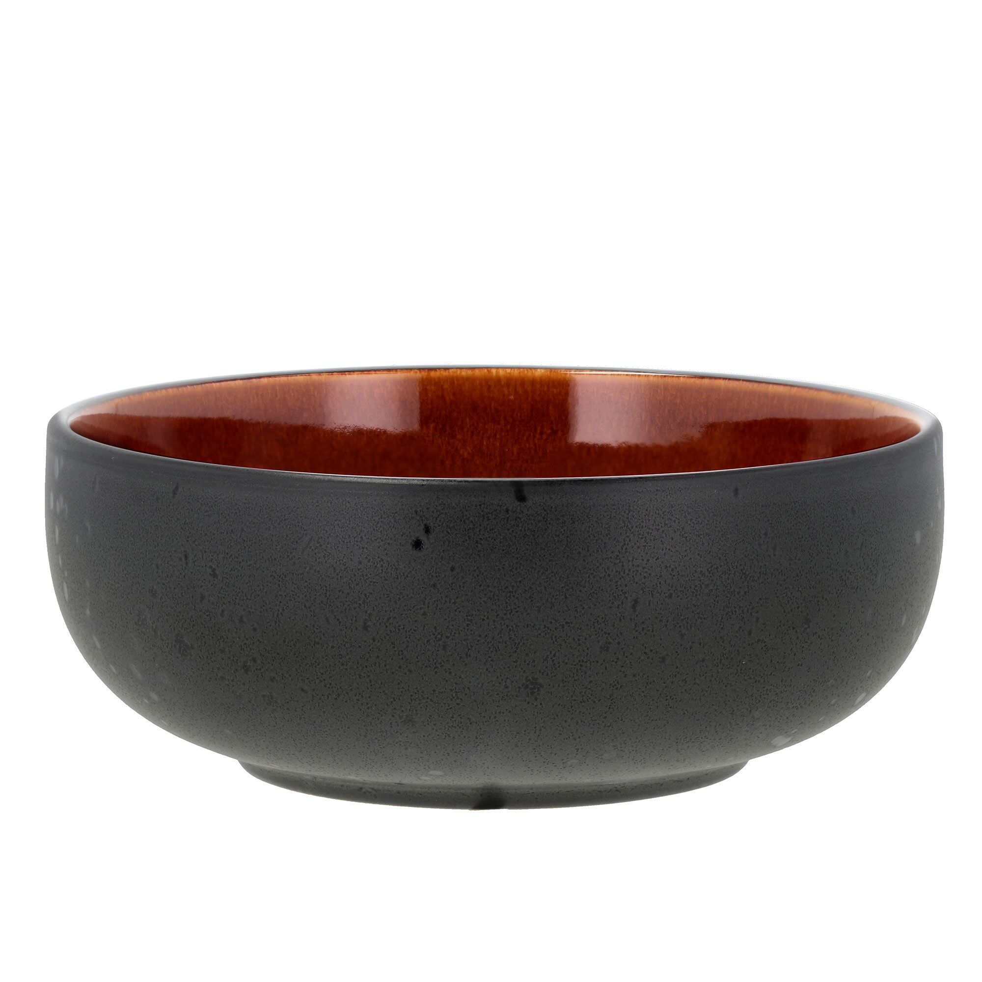 Bitz Poke-/ramenskål Ø18 cm, rav/sort