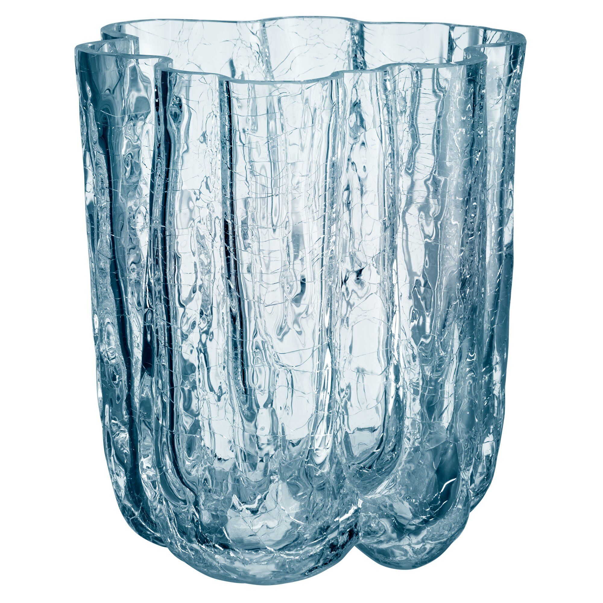 Kosta boda Crackle Vase 12,1 cm, cirkulær