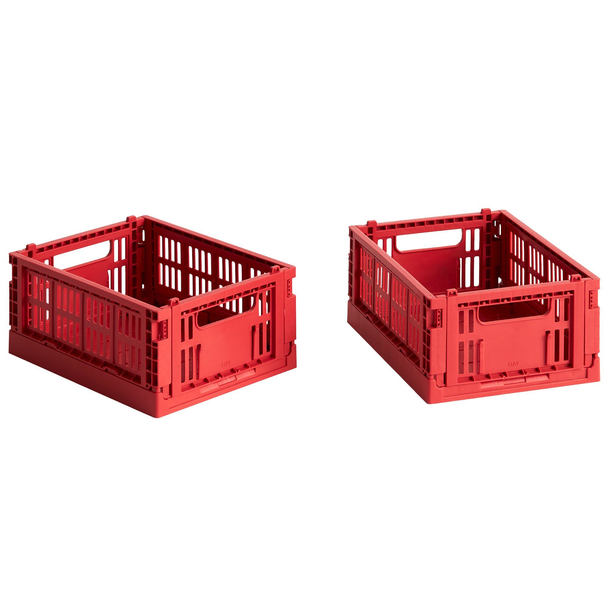 Hay Colour Crate opbevaringskasse mini rød, 2 stk.