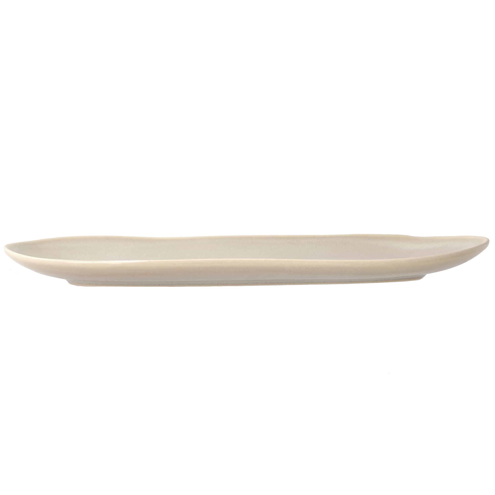 Villa Collection Shoku serveringsfad 34x18 cm, soft beige