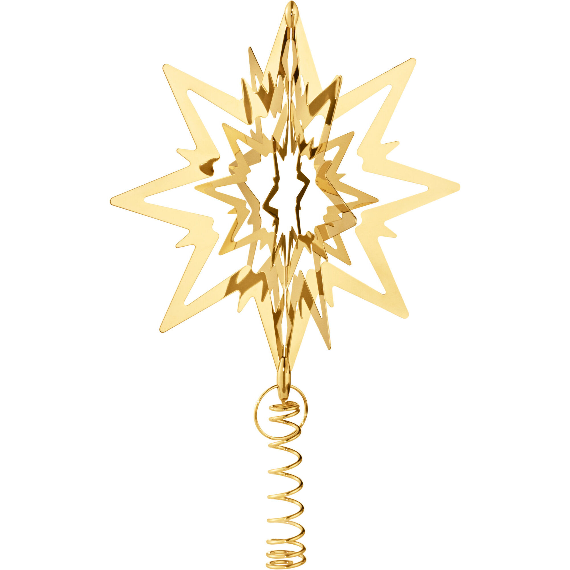 Georg jensen Juletræsstjerne guld mellem