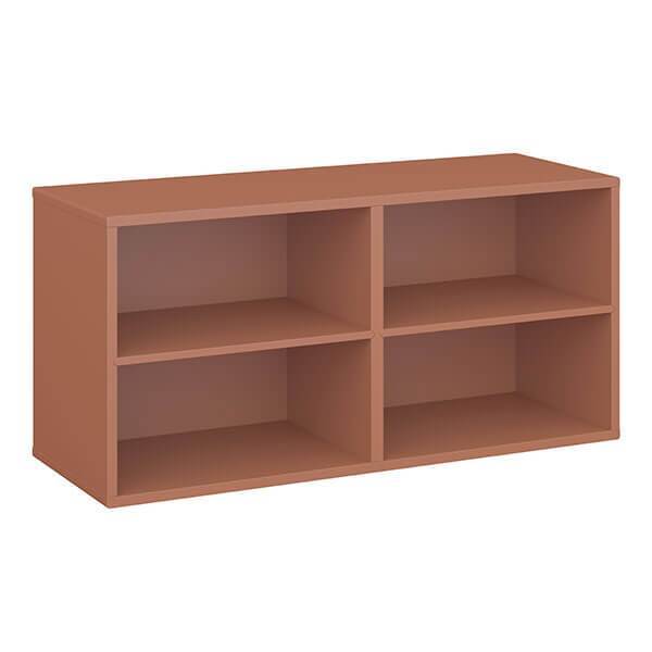 Keep by Hammel skab med 2 faste hylder - modul 002 - terracotta  : Erling Christensen Møbler