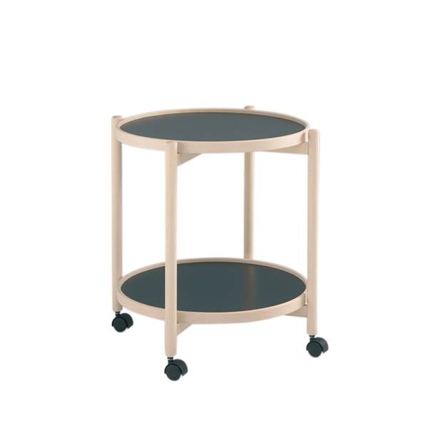 Thomsen Furniture James rullebord - bøg/melamin - Ø50 cm  : Erling Christensen Møbler
