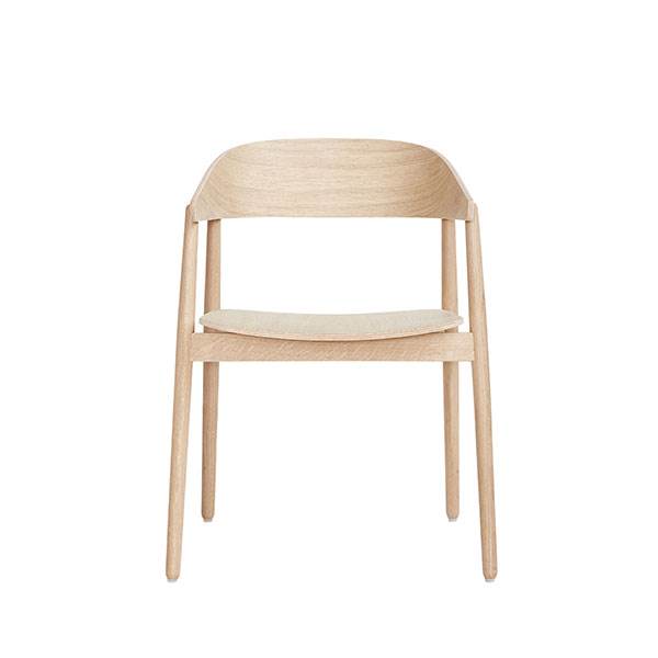 Andersen Furniture AC2 spisebordsstol - eg hvid mat lak  : Erling Christensen Møbler
