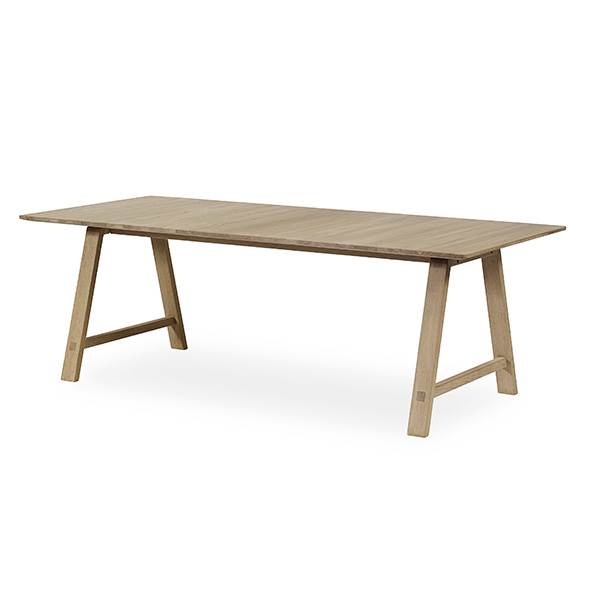 Andersen Furniture T1 spisebord - massiv sæbebehandlet eg - 95x220 cm  : Erling Christensen Møbler