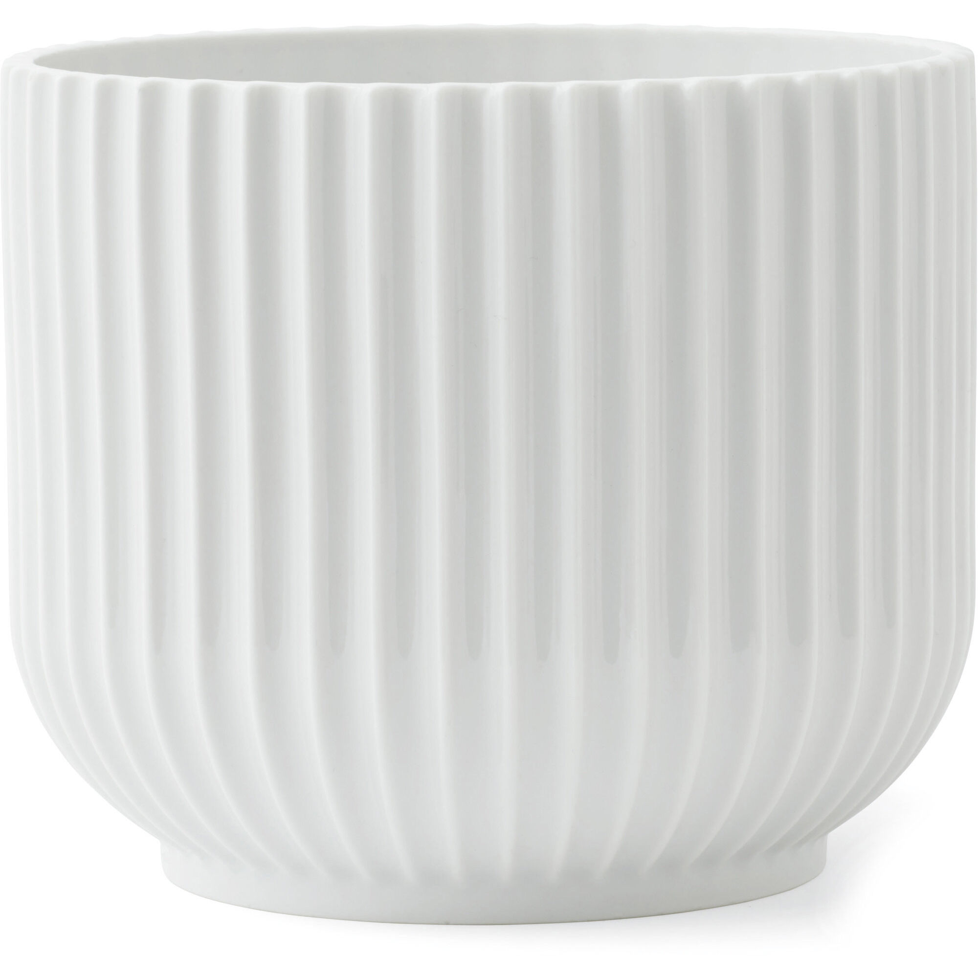 Lyngby porcelæn Flowerpot, medium (H 13 x Ø 14,5 cm.)