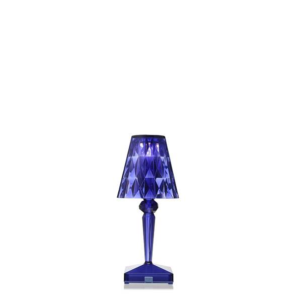 Kartell Battery bordlampe transparent - Blue : Erling Christensen Møbler