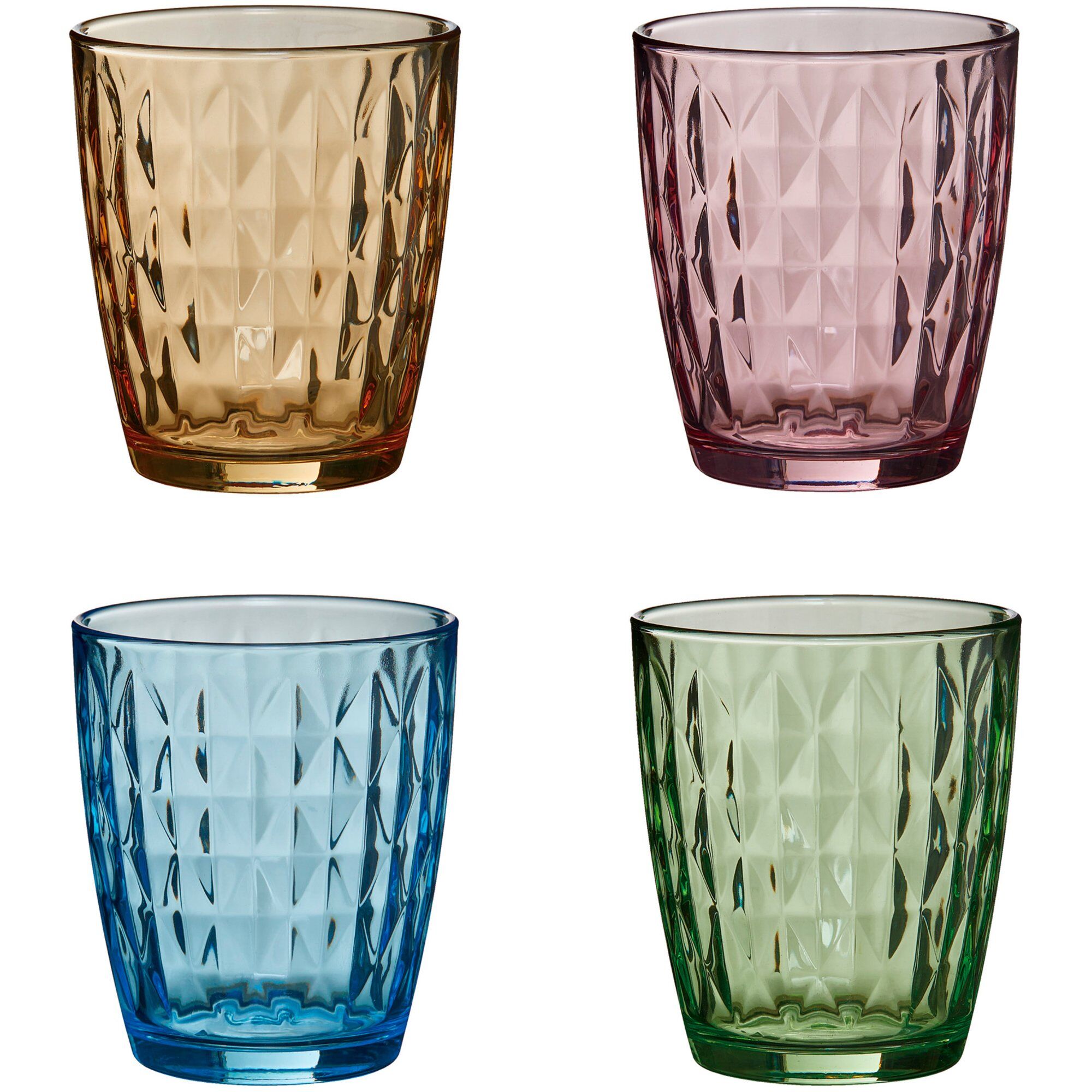 Aida Mosaik drikkeglas 34 cl, 4-pak