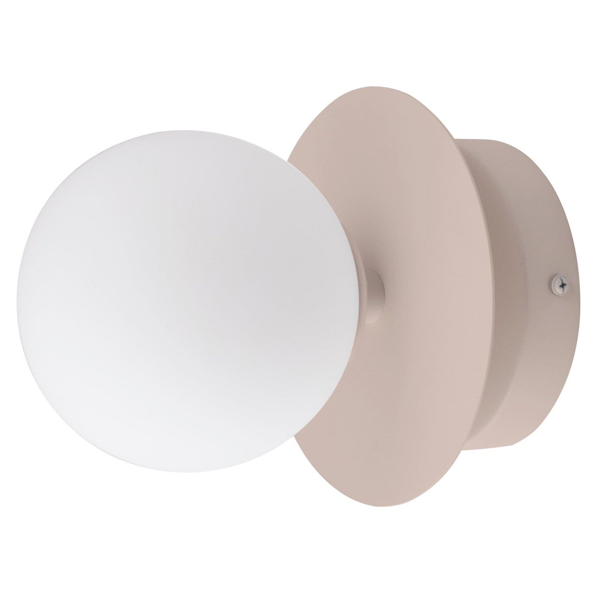 Globen lighting Plafond/Væg Art Deco Lampe, mud/hvid