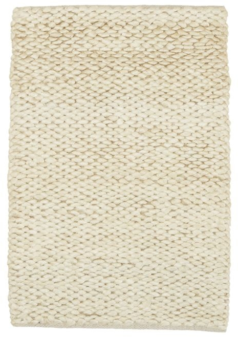 Gulvtæppe ByNORD Sigrid jute bomuld 60x90 cm snow