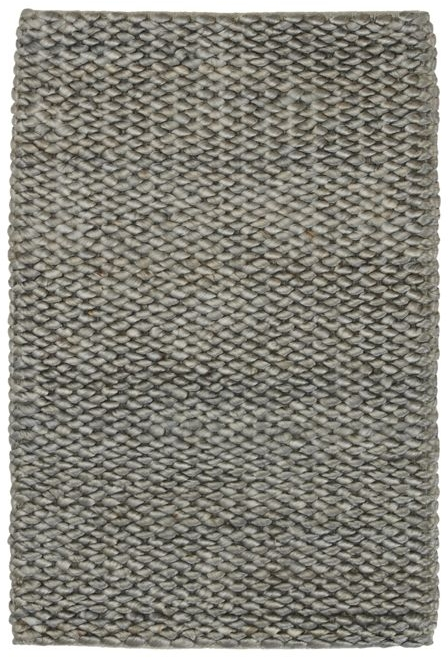 Gulvtæppe byNORD Sigrid  -  60x90 cm Jute/Bomuld Grå Thunder diamantmønster
