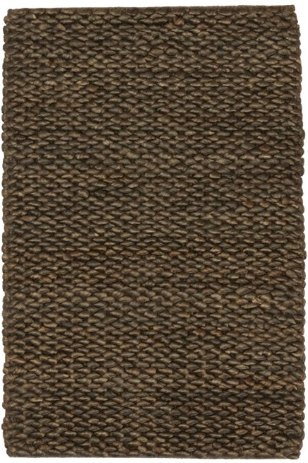 Gulvtæppe byNORD Sigrid bark 60x90 cm naturlig jute bomuld diamantmønster